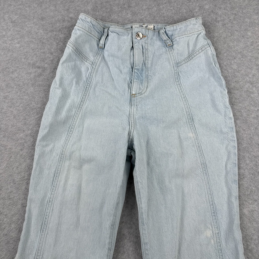 We The Free Free People Jeans Sz 26 Florence Flare Leg High Waist Bareback - Picture 4 of 16